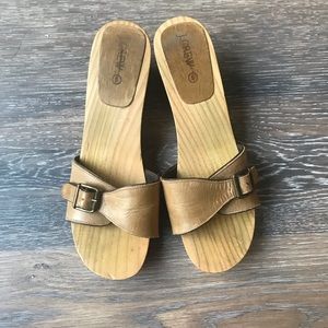 Vintage J.Crew slides, size 9